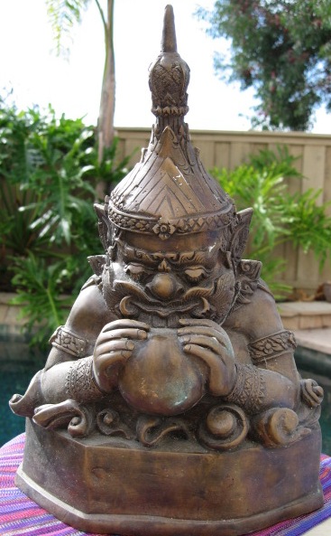 Bronze Rahu Statue