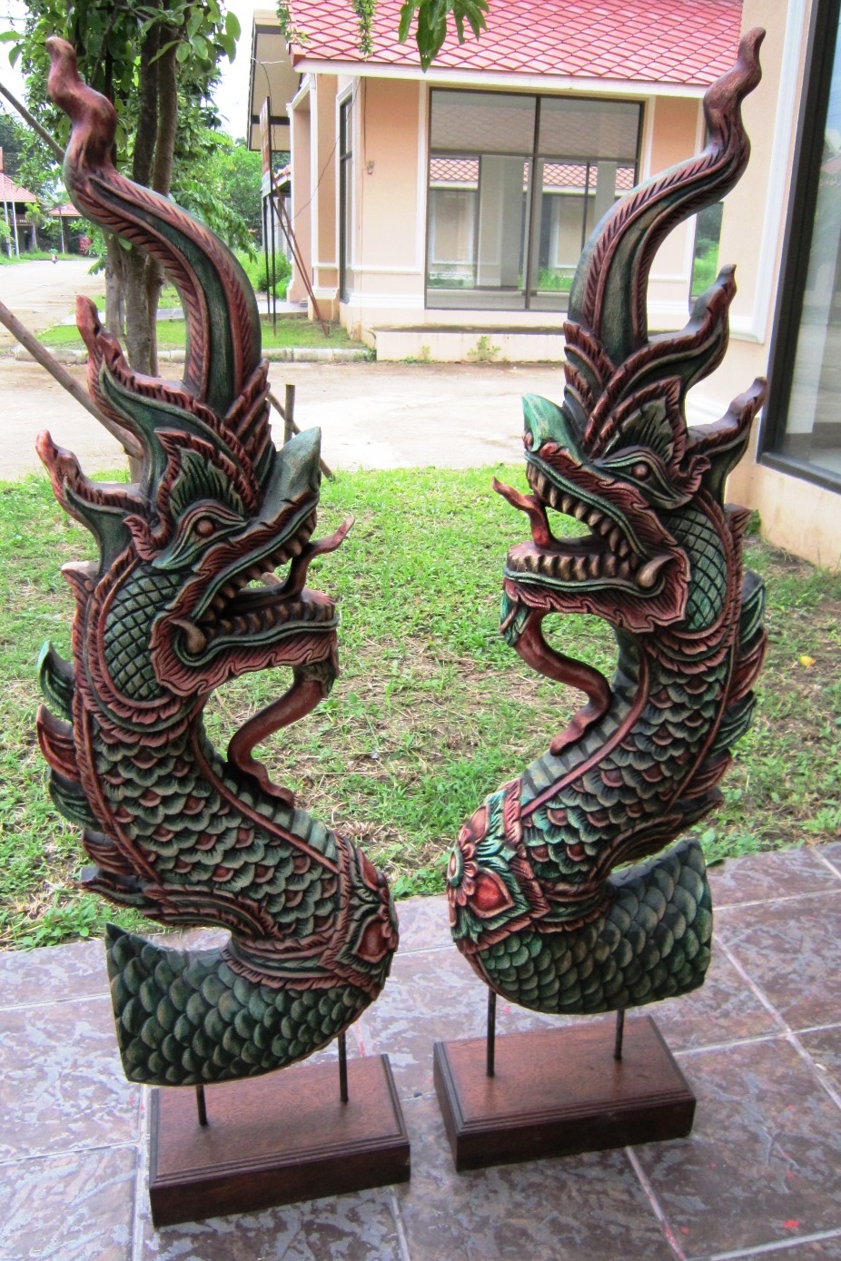 Pair of Naga Heads