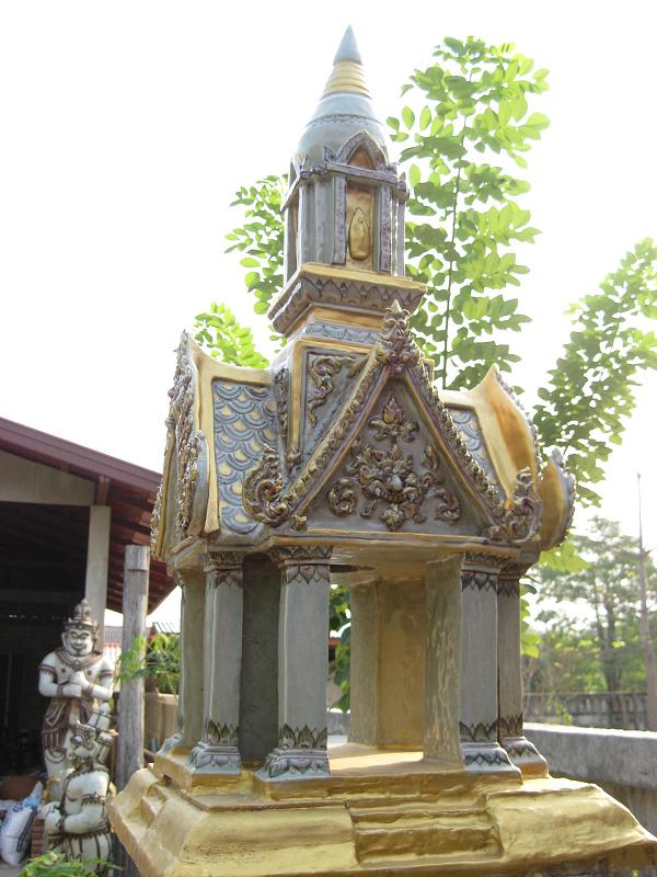 Hand Crafted Celadon Thai Spirit House