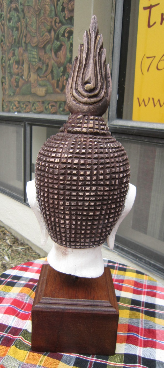  Full Buddha head with stand